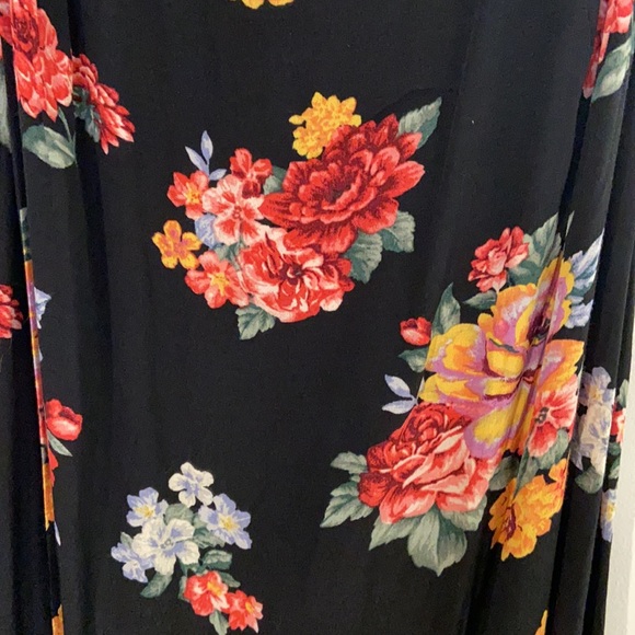Floral off the shoulder maxi dress with high slit - Picture 5 of 5